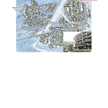 2100b - Confortable-proches De Pistes-balcon Mae-6674 *